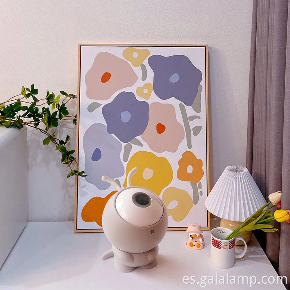 Luz de proyector de galaxia alienígena recargable decorativa para ambiente de habitación